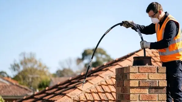 Installing a stainless chimney liner in Freehold